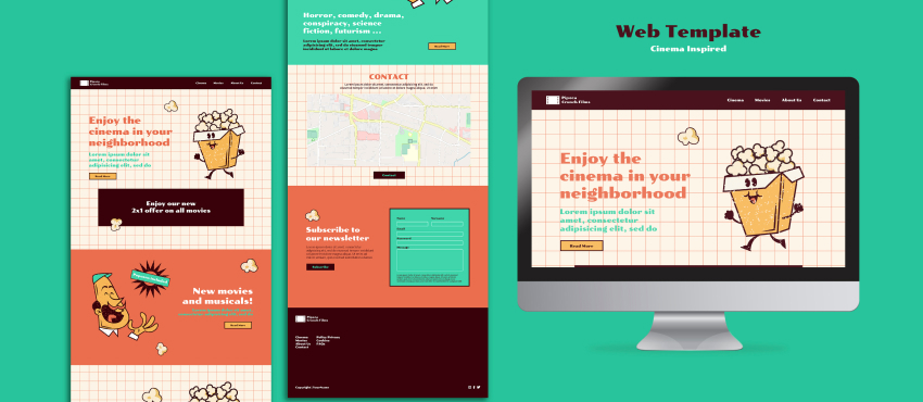 a restaurant web design