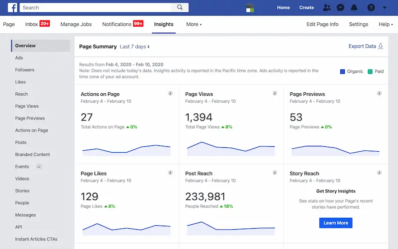 facebook business page metzoweb