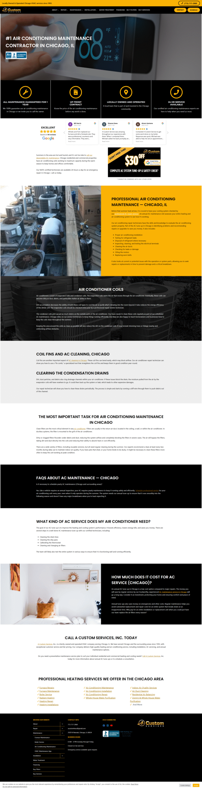 hvc service web design